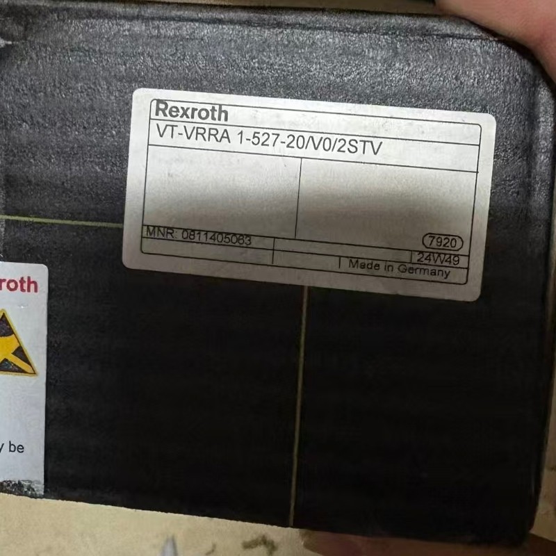 Rexroth 0811405063 Valve AmplifierVT-VRRA1-527-20/V0/2STV 
