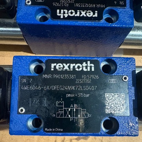 Rexroth Solenoid Valve R901235381 4WE6D46-6X/OFEG24N9K72LS0407